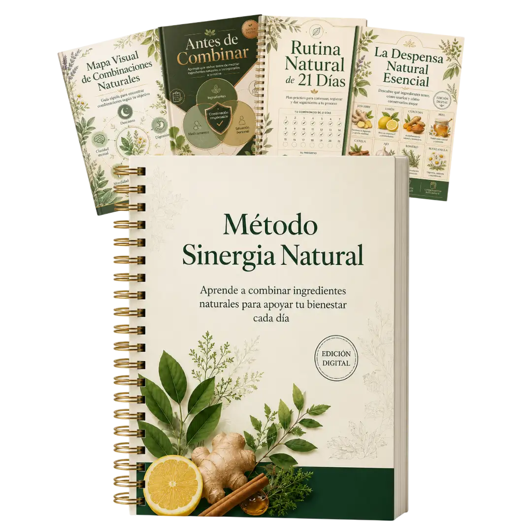 El Método Sinergia Natural junto a los cuatro bonos digitales